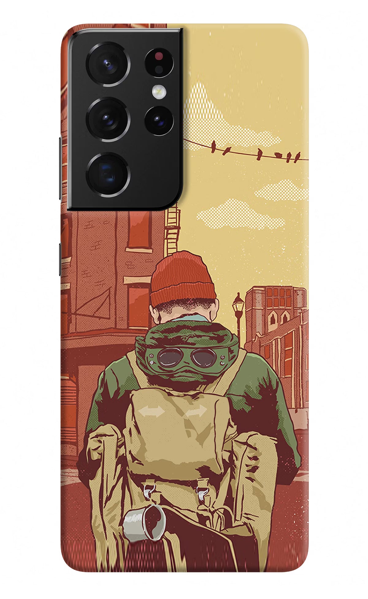 Adventurous Samsung S21 Ultra Hard Case Back Cover by Casekaro