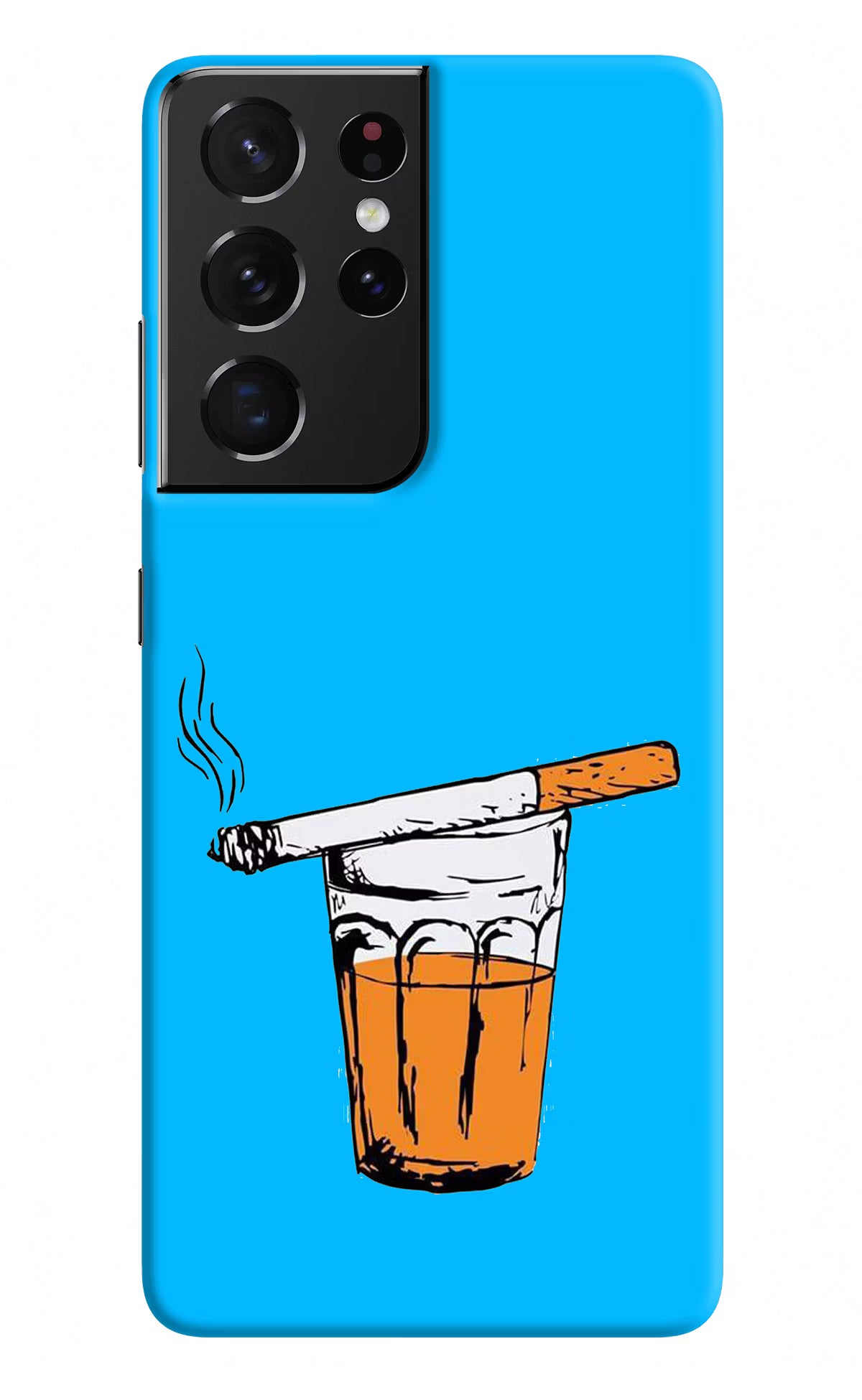 Chai Sutta Samsung S21 Ultra Hard Case Back Cover by Casekaro