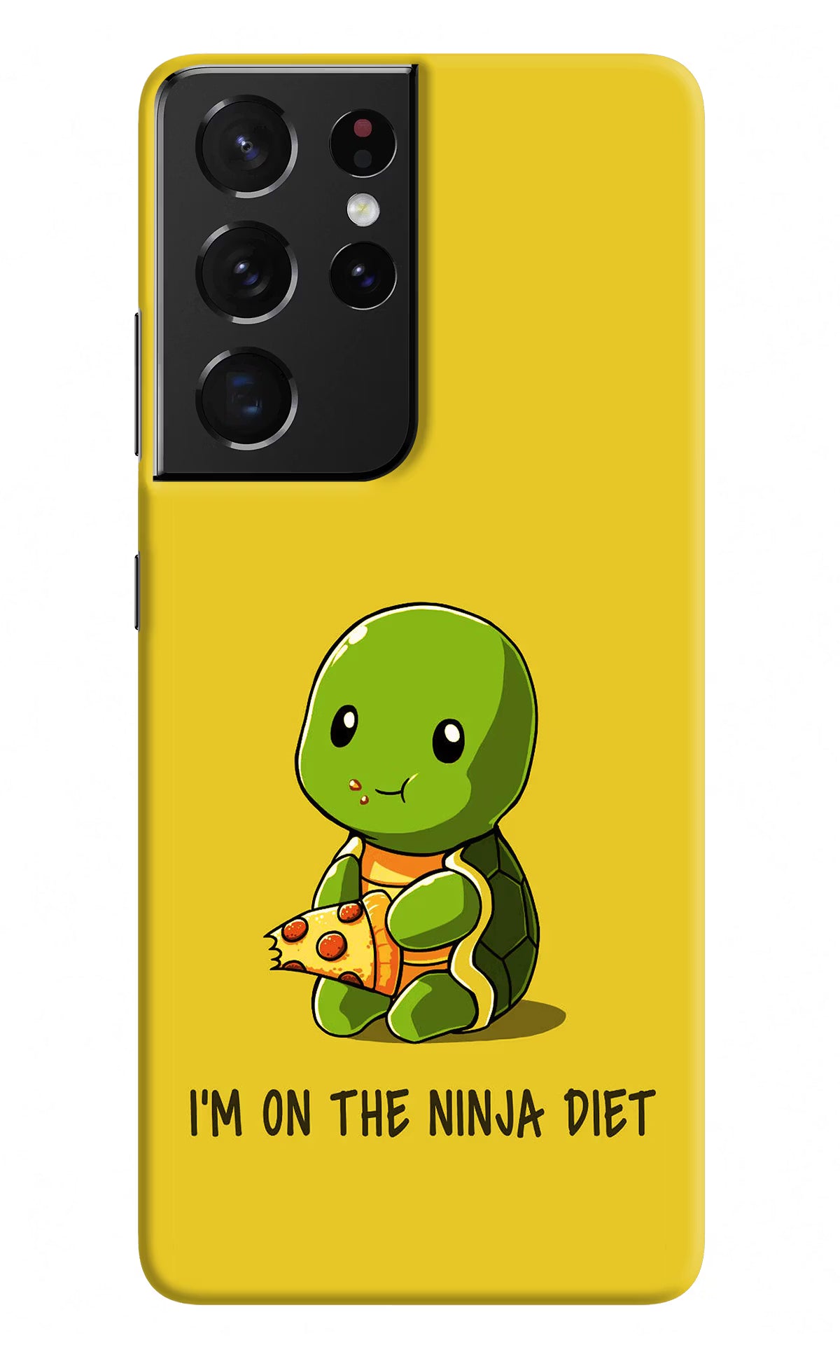 I'm on Ninja Diet Samsung S21 Ultra Hard Case Back Cover by Casekaro