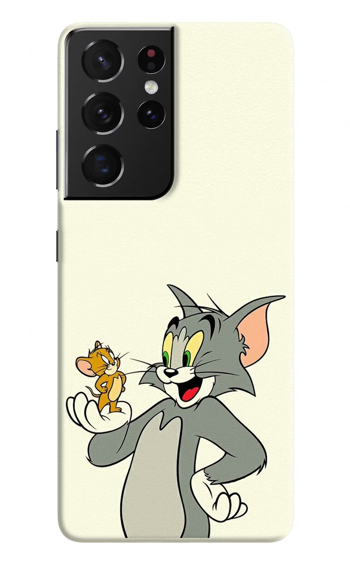 Tom & Jerry Samsung S21 Ultra Hard Case Back Cover by Casekaro
