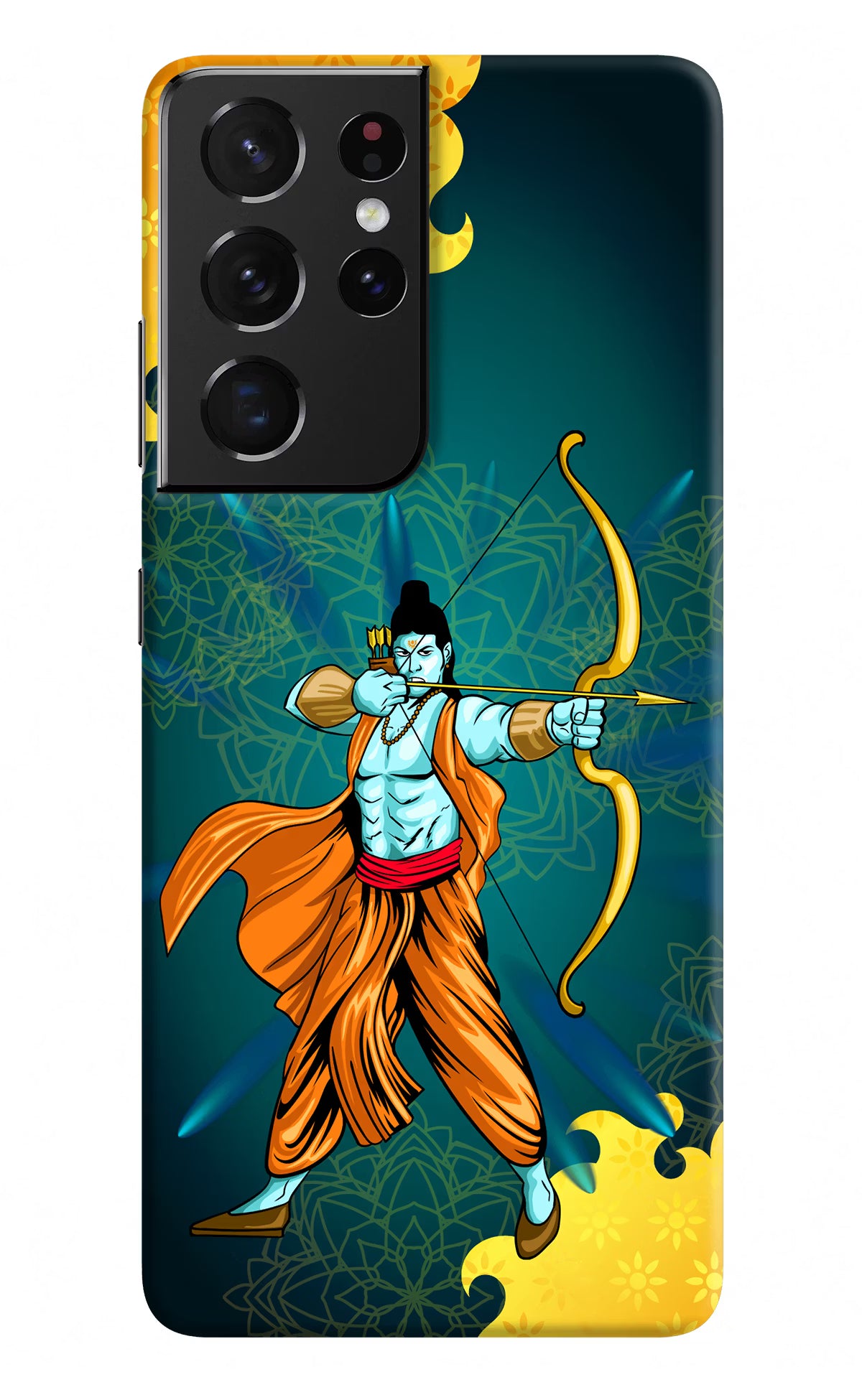 Lord Ram - 6 Samsung S21 Ultra Hard Case Back Cover by Casekaro