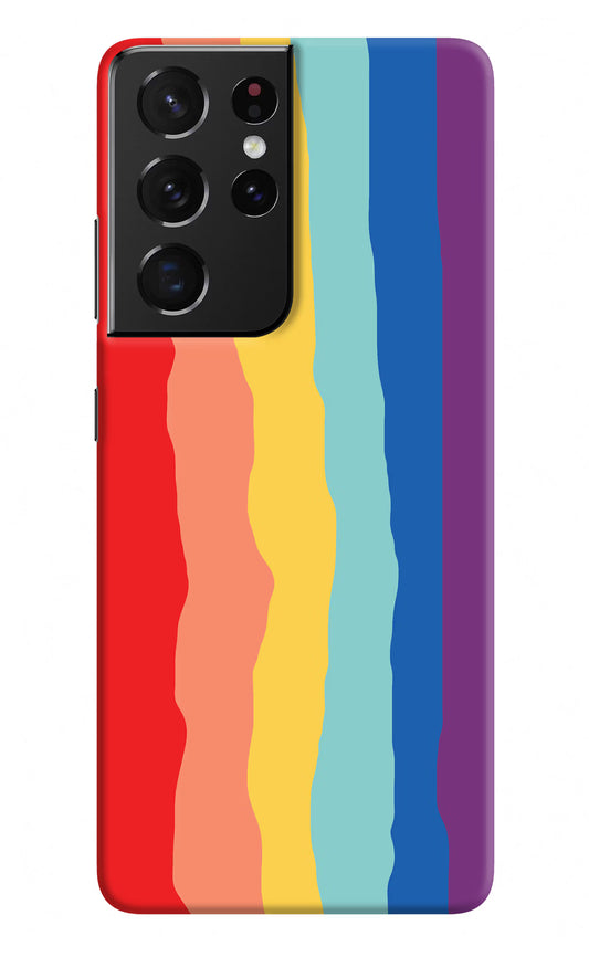 Rainbow Samsung S21 Ultra Hard Case Back Cover by Casekaro
