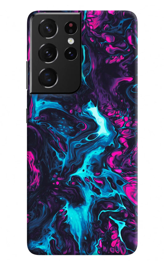 Abstract Samsung S21 Ultra Hard Case Back Cover by Casekaro