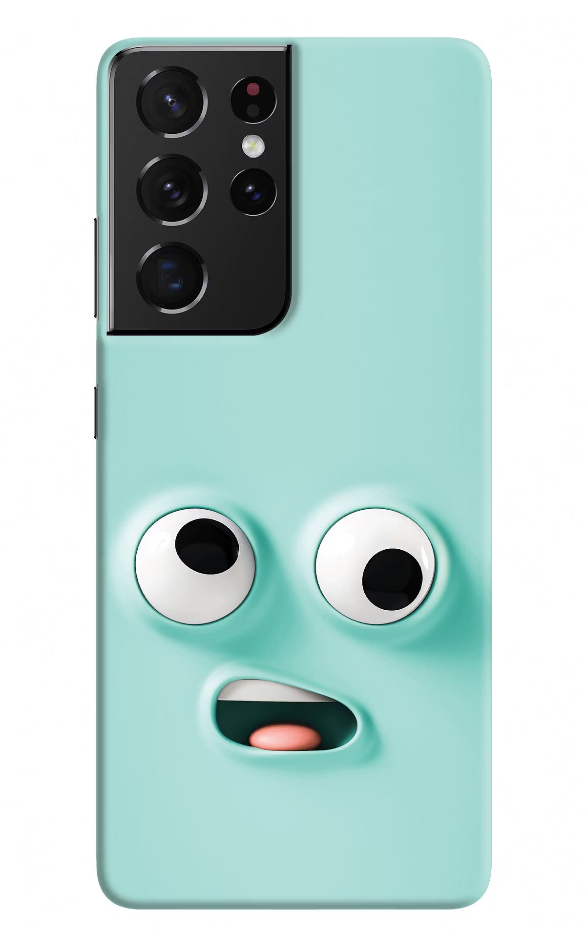 Funny Cartoon Samsung S21 Ultra Hard Case Back Cover by Casekaro