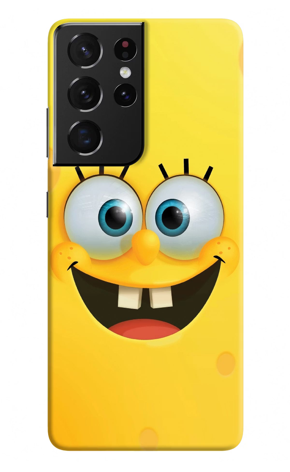 Sponge 1 Samsung S21 Ultra Hard Case Back Cover by Casekaro
