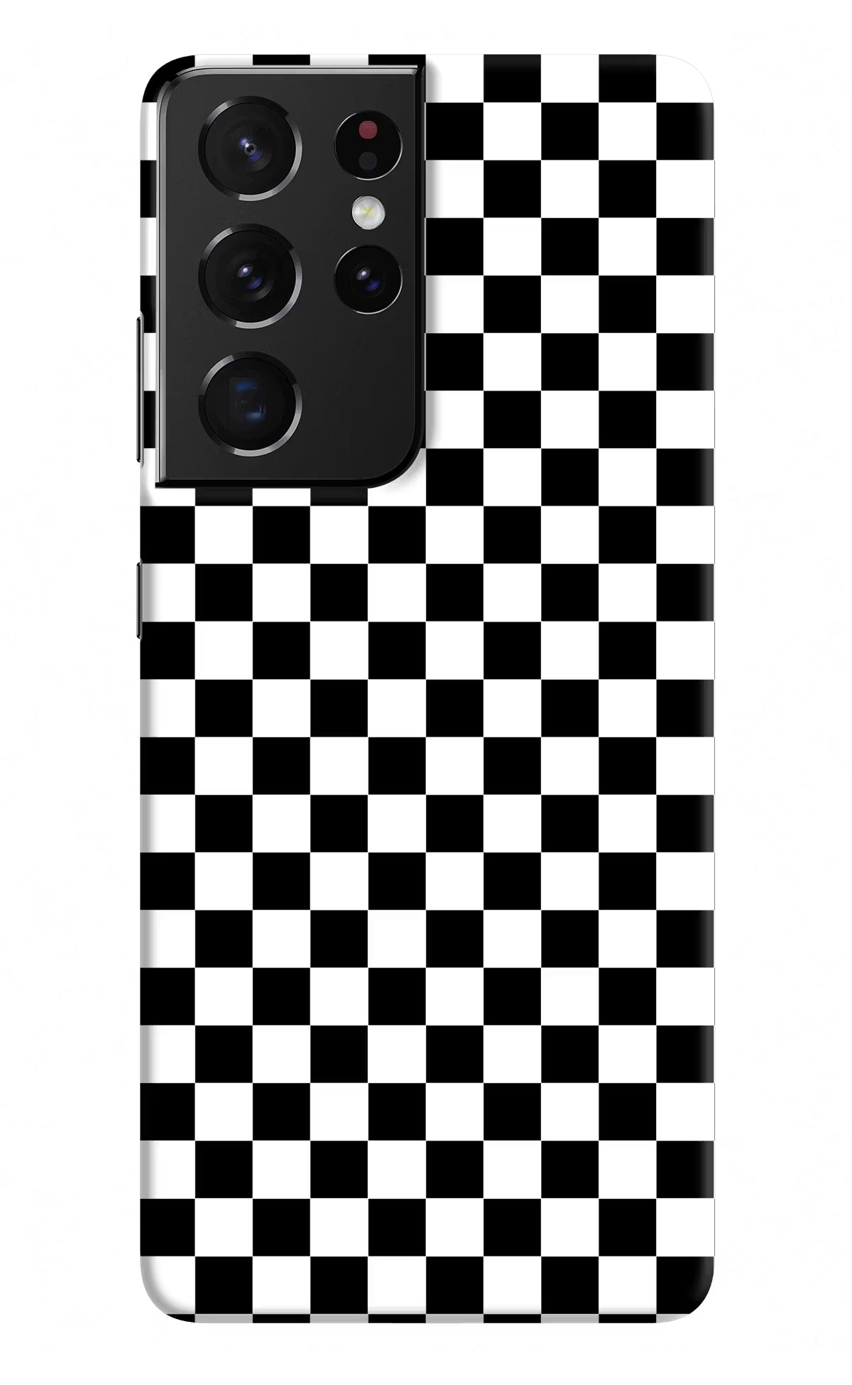 Chess Board Samsung S21 Ultra Hard Case Back Cover by Casekaro