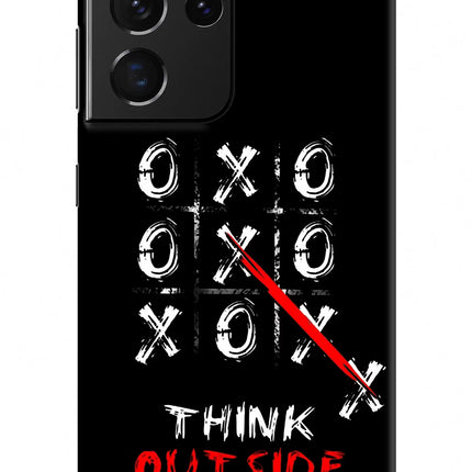 Think out of the BOX Samsung S21 Ultra Hard Case Back Cover by Casekaro