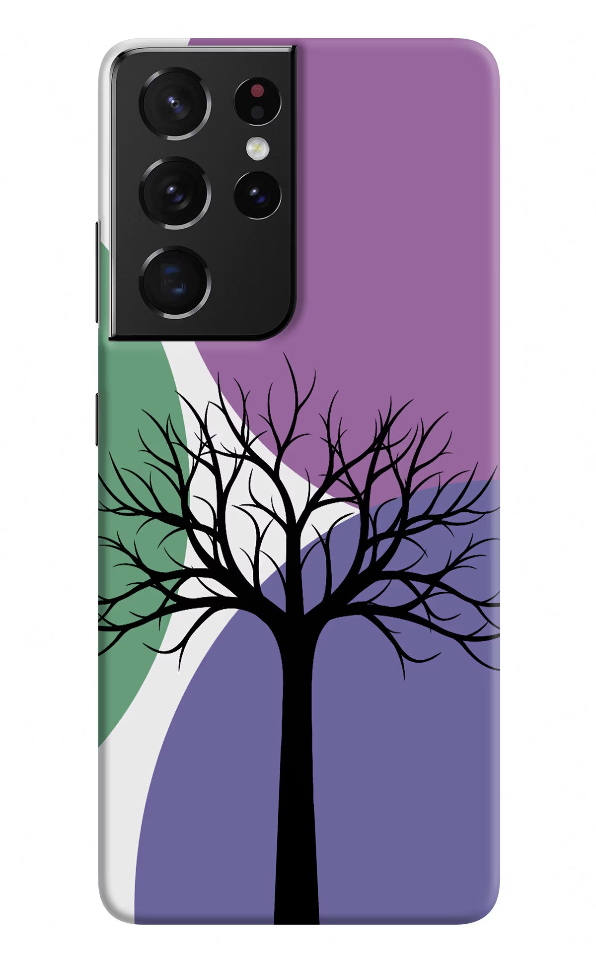 Tree Art Samsung S21 Ultra Hard Case Back Cover by Casekaro