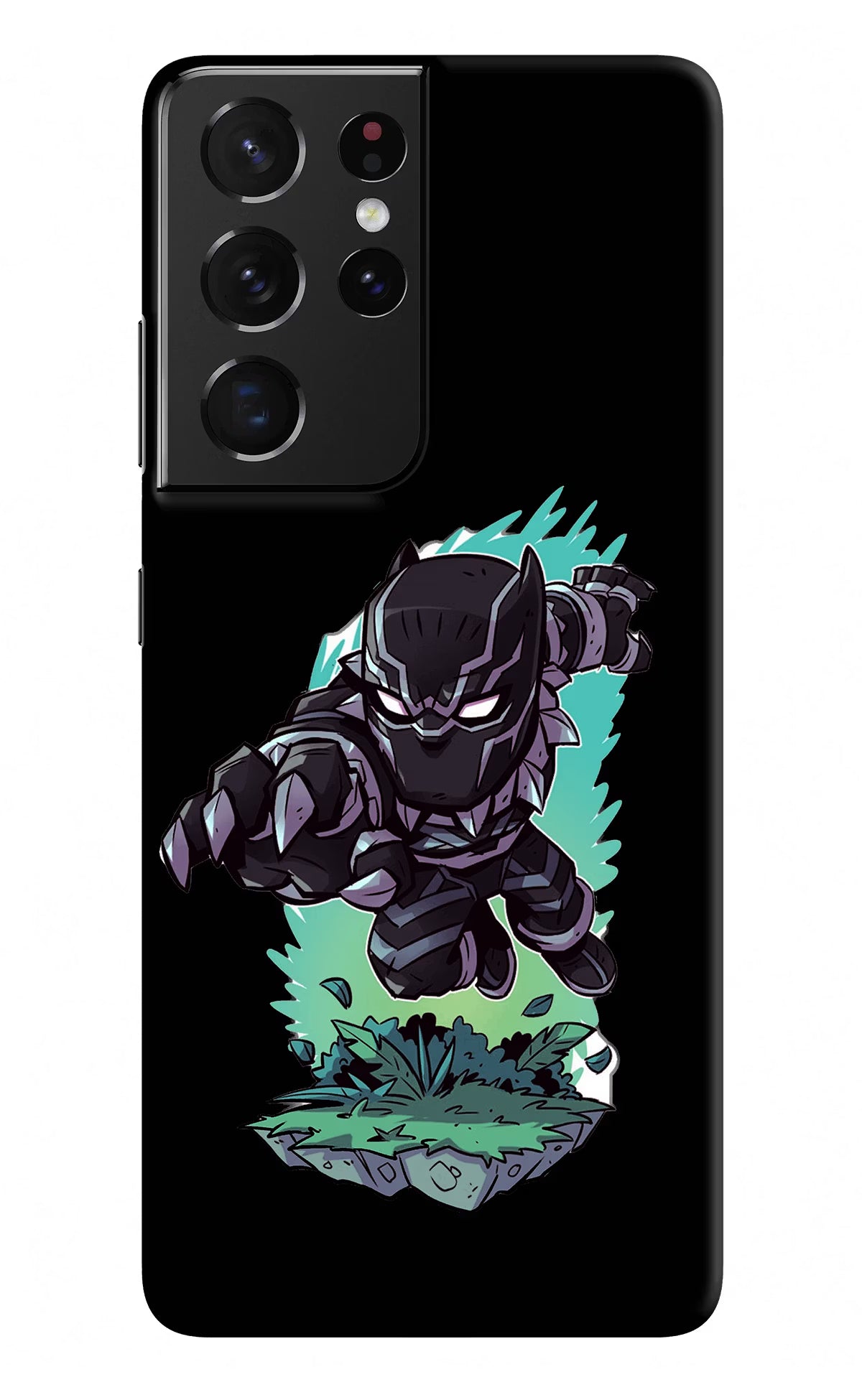 Black Panther Samsung S21 Ultra Hard Case Back Cover by Casekaro