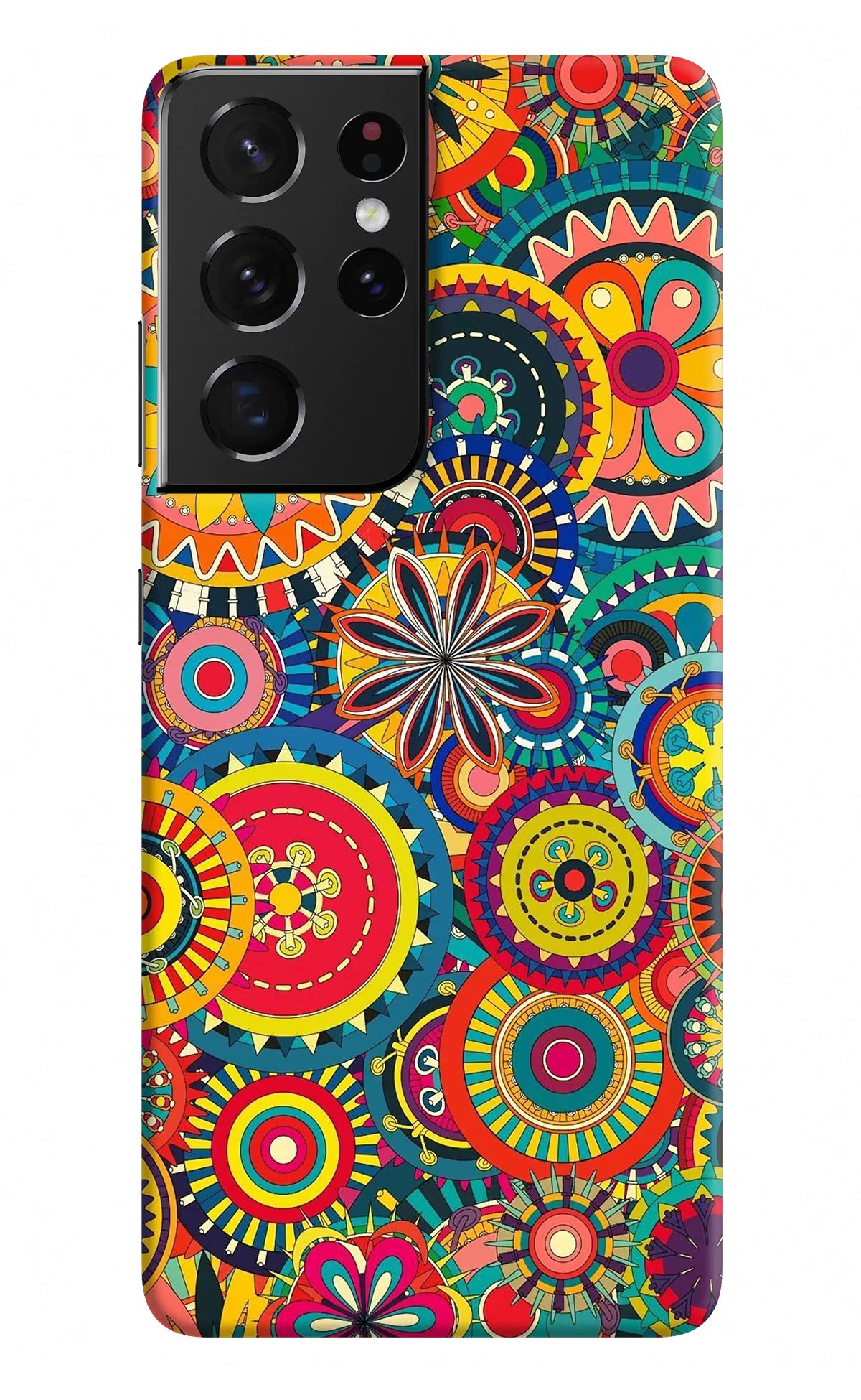 Gol Gol Art Samsung S21 Ultra Hard Case Back Cover by Casekaro