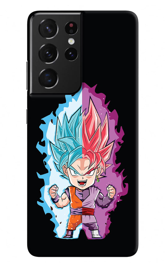 Chota Goku Samsung S21 Ultra Hard Case Back Cover by Casekaro