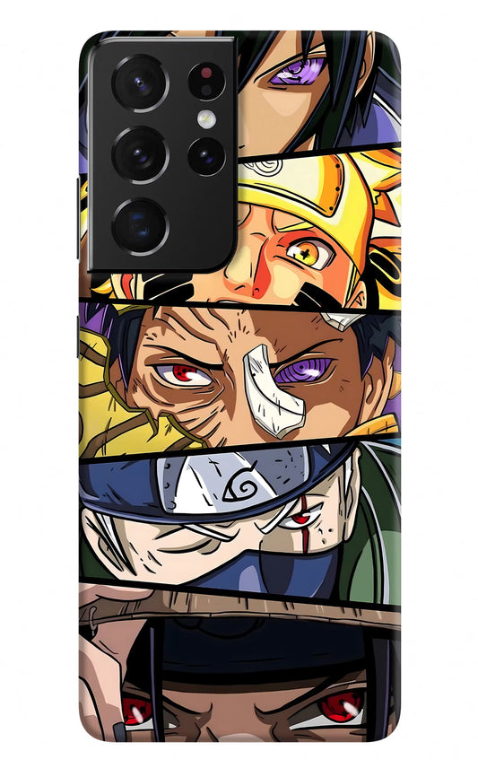 Naruto Character Samsung S21 Ultra Hard Case Back Cover by Casekaro