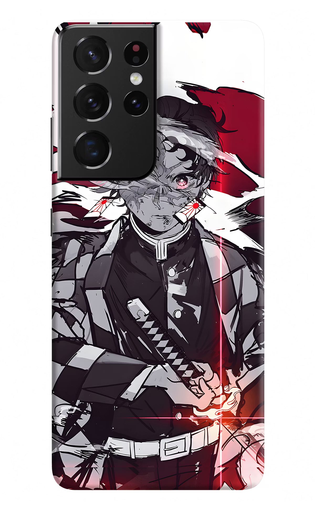 Demon Slayer Samsung S21 Ultra Hard Case Back Cover by Casekaro