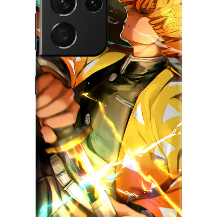 Demon Slayer Samsung S21 Ultra Hard Case Back Cover by Casekaro