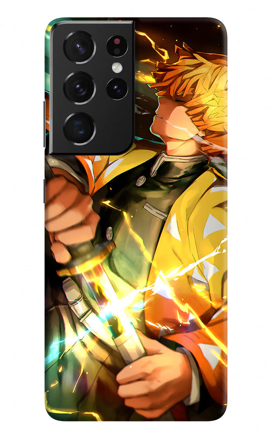 Demon Slayer Samsung S21 Ultra Hard Case Back Cover by Casekaro