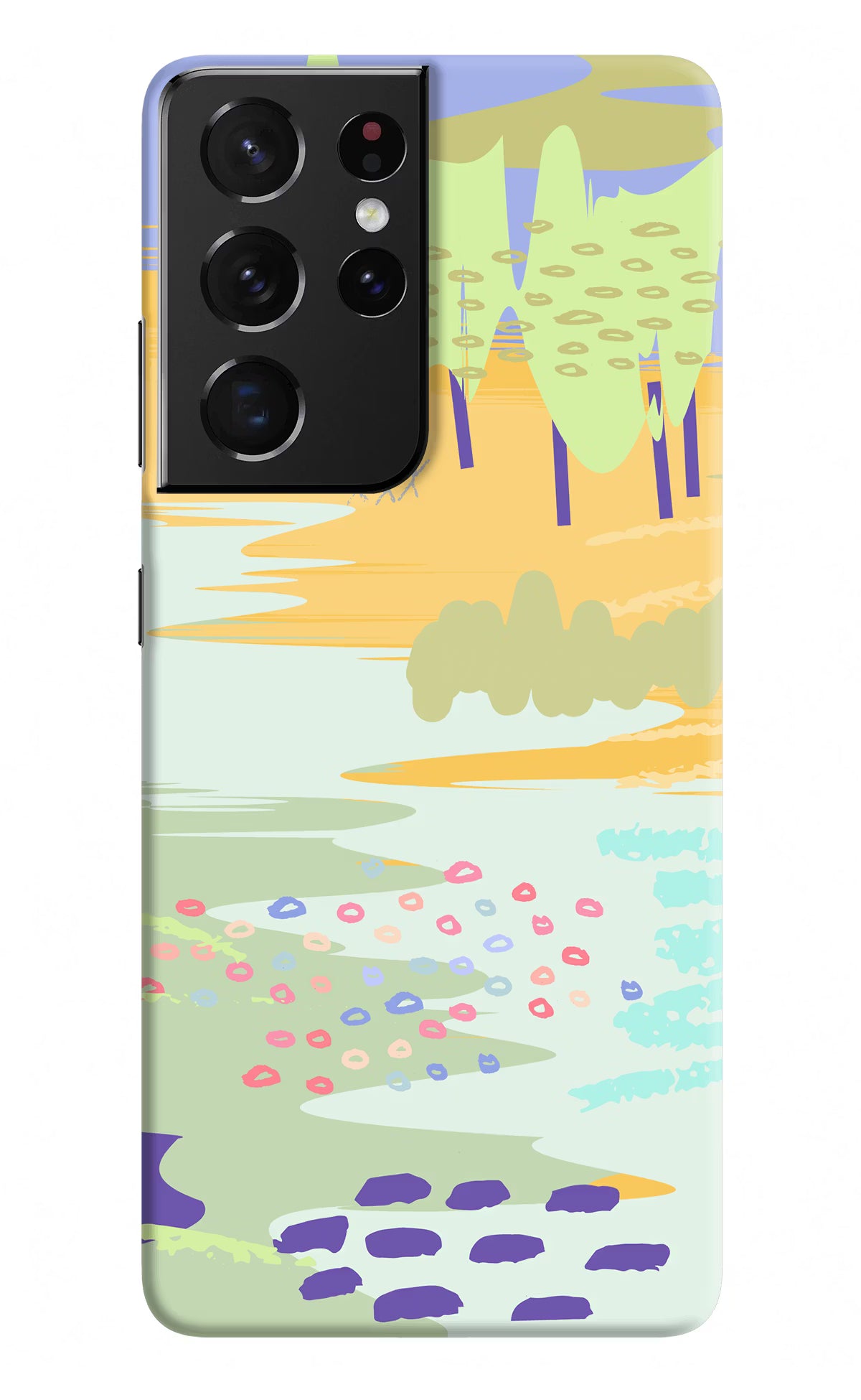 Scenery Samsung S21 Ultra Hard Case Back Cover by Casekaro