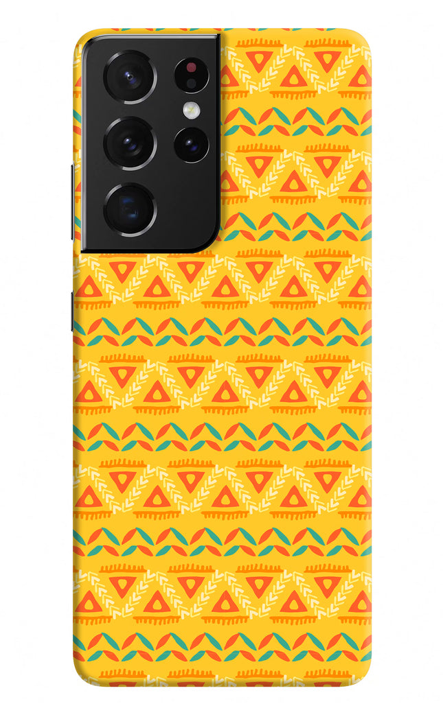 Tribal Pattern Samsung S21 Ultra Hard Case Back Cover by Casekaro