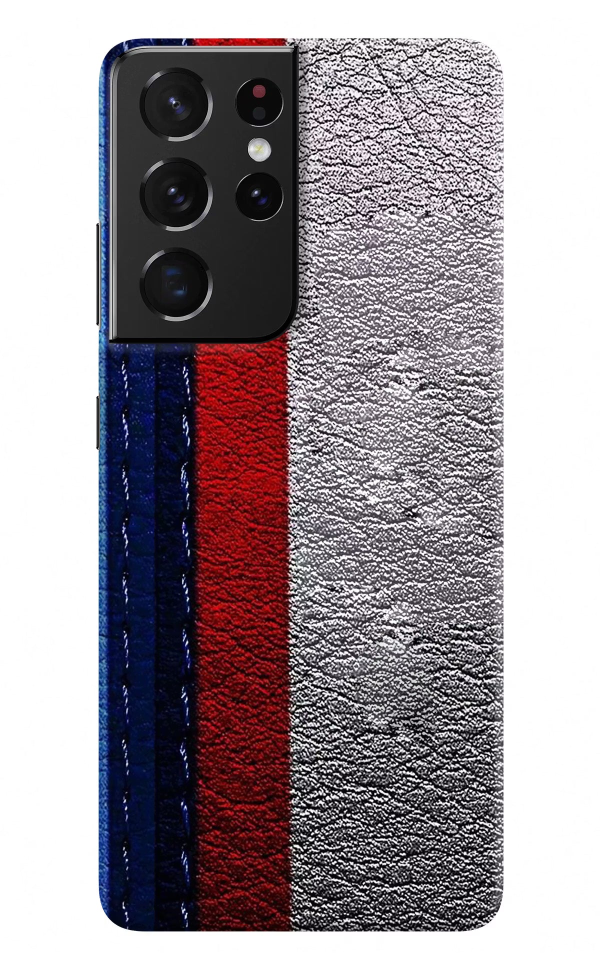 BMW Stripes Samsung S21 Ultra Hard Case Back Cover by Casekaro