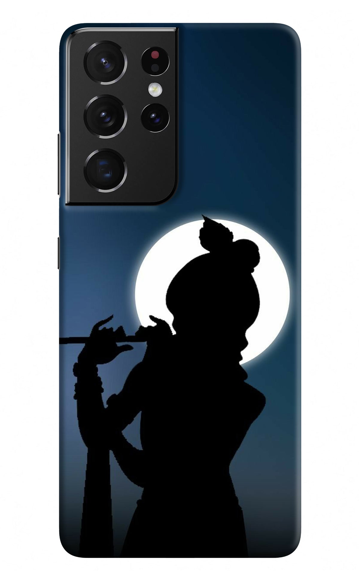 Shri Krishna Silhouette Samsung S21 Ultra Back Cover