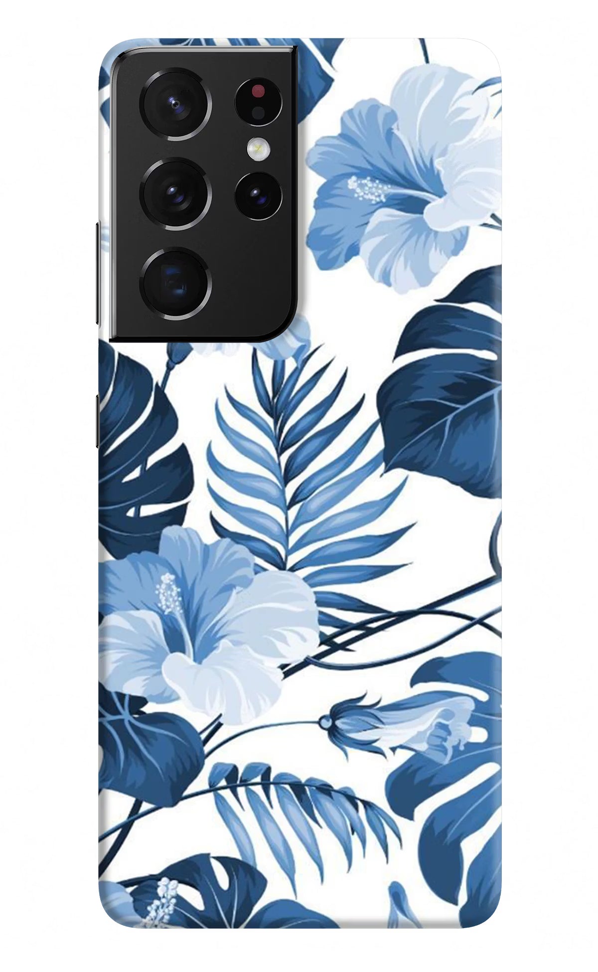 Fabric Art Samsung S21 Ultra Hard Case Back Cover by Casekaro