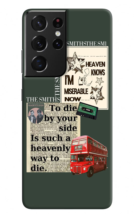 The Smiths Samsung S21 Ultra Hard Case Back Cover by Casekaro