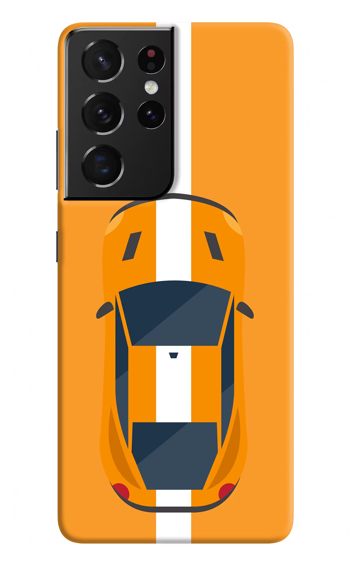 Highway Pursuit Samsung S21 Ultra Hard Case Back Cover by Casekaro