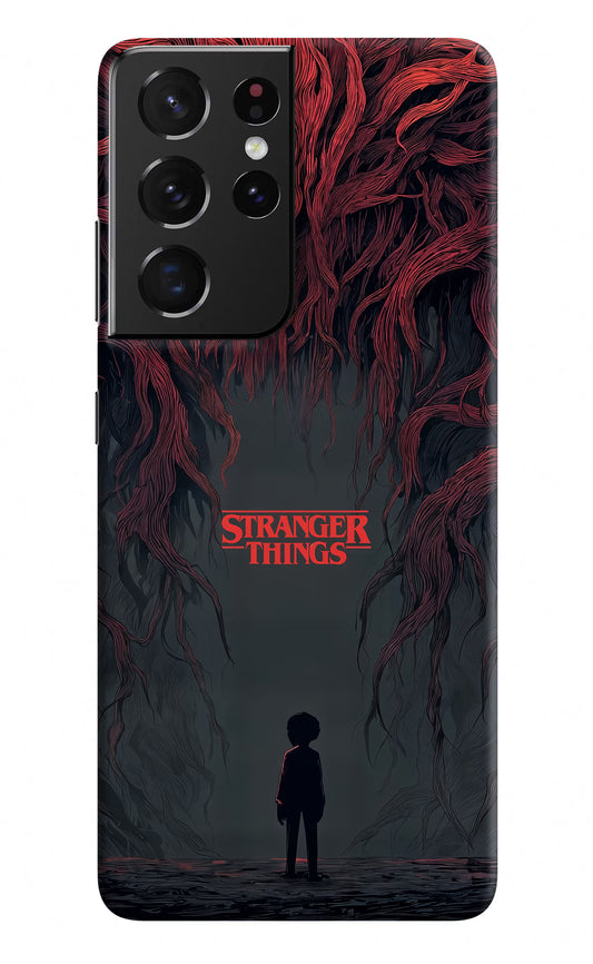 Ordinary Things Dark Side Samsung S21 Ultra Hard Case Back Cover by Casekaro