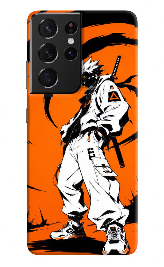 Street Samurai  Samsung S21 Ultra Hard Case Back Cover by Casekaro