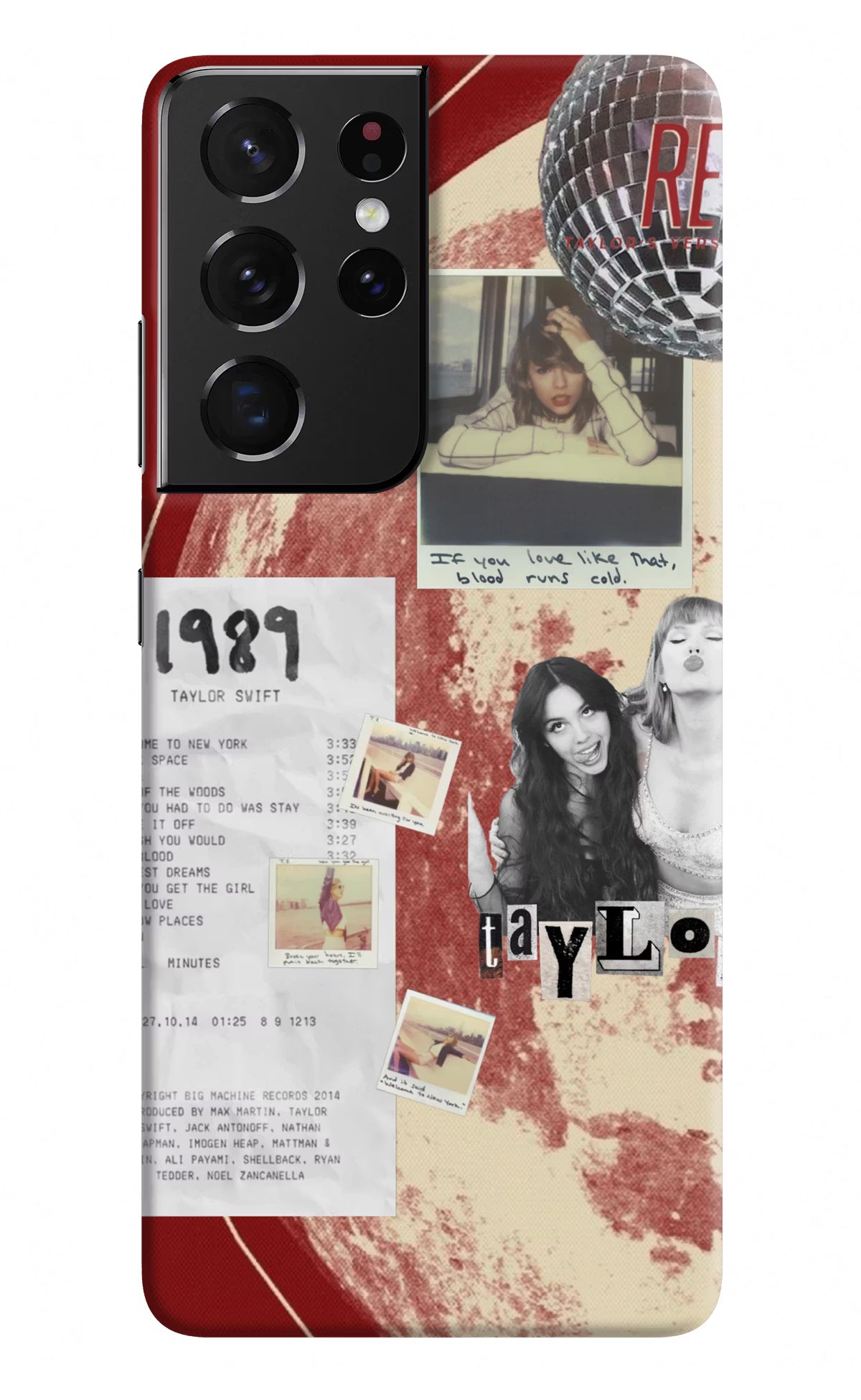 Taylor Swift Samsung S21 Ultra Back Cover