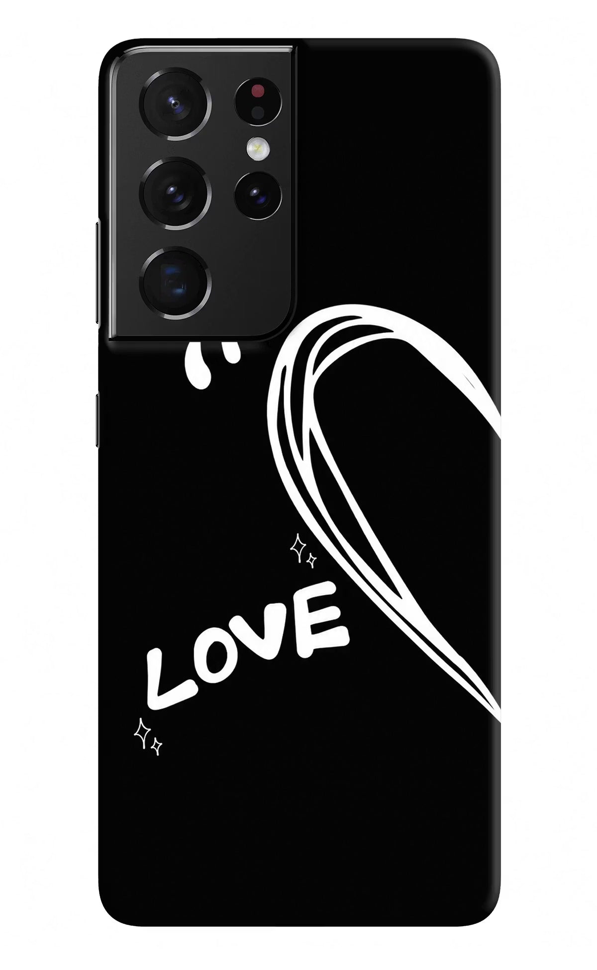Love Line Samsung S21 Ultra Back Cover