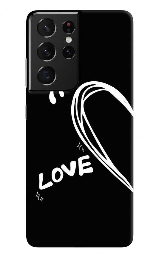 Love Line Samsung S21 Ultra Hard Case Back Cover by Casekaro