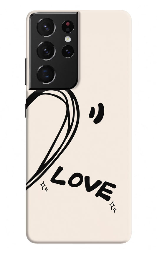 Soul Line Samsung S21 Ultra Hard Case Back Cover by Casekaro
