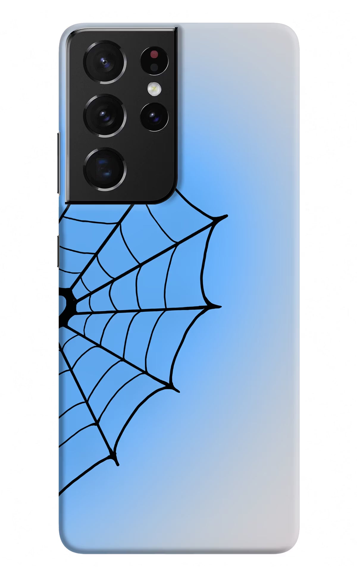 Blue Web Samsung S21 Ultra Back Cover