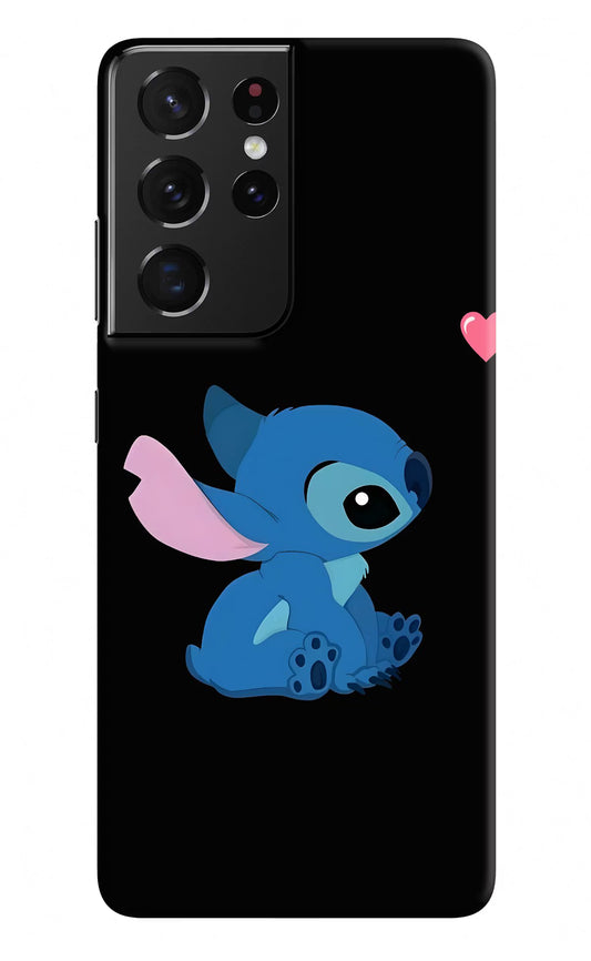 Stitch Crush Samsung S21 Ultra Hard Case Back Cover by Casekaro