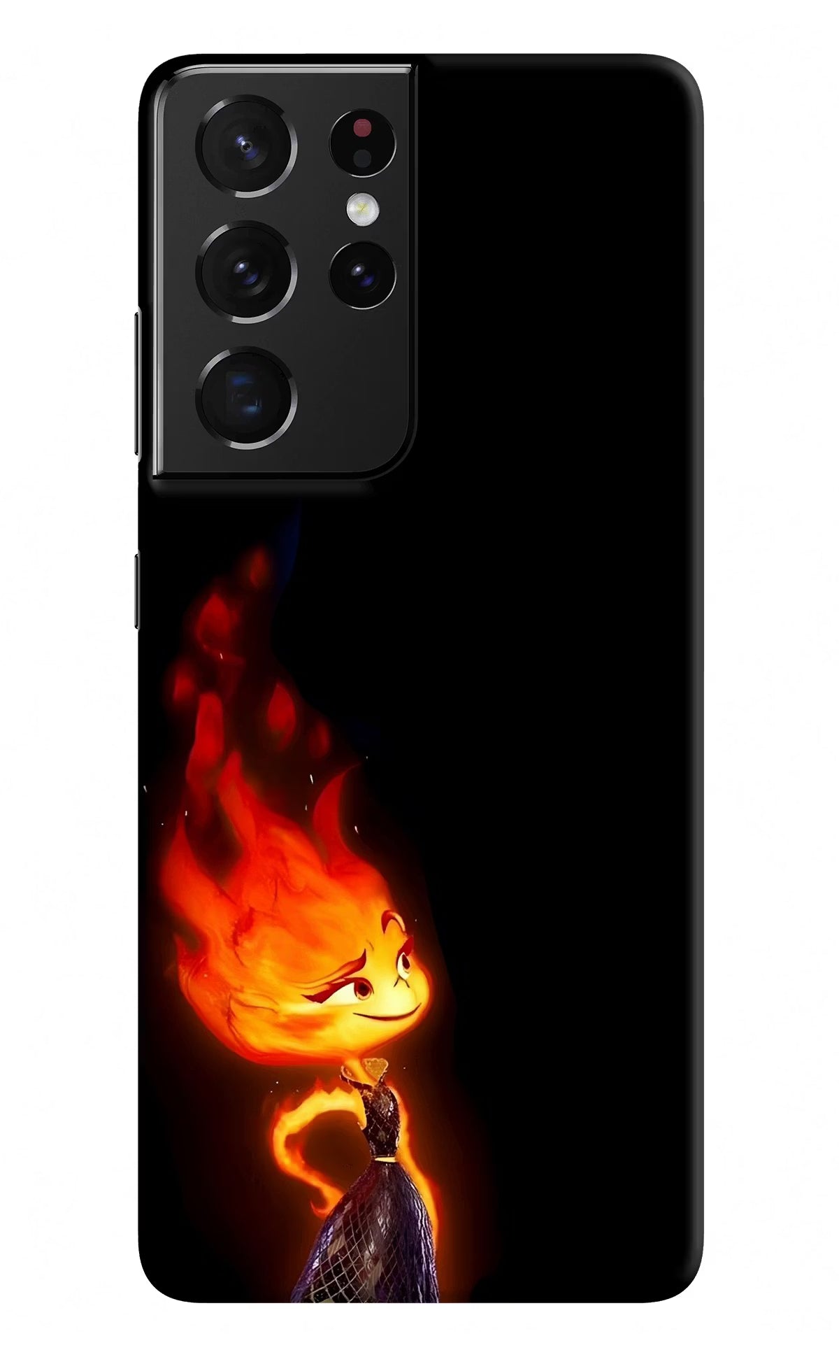 Ember Flame Samsung S21 Ultra Back Cover