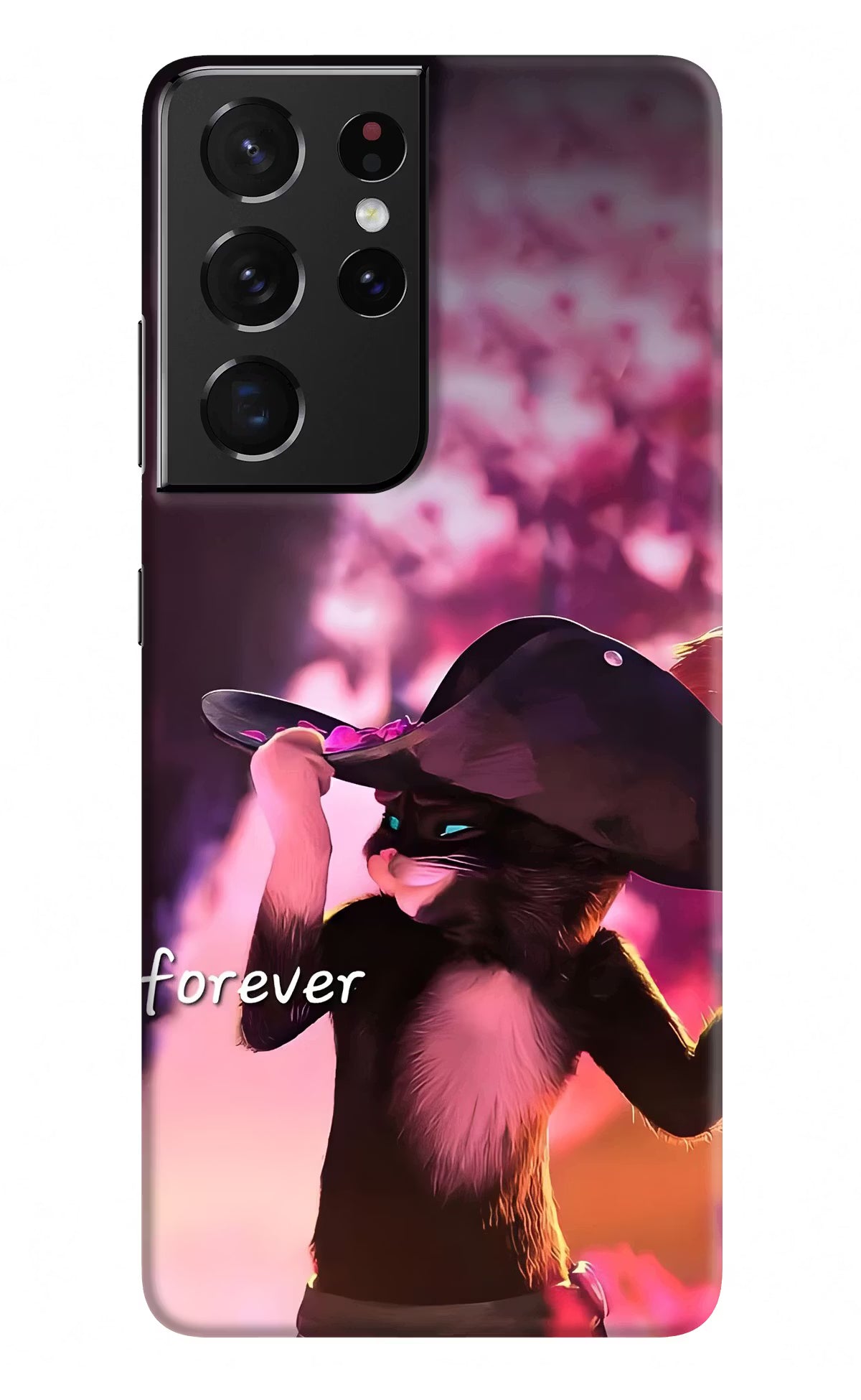 Forever Cat Samsung S21 Ultra Back Cover