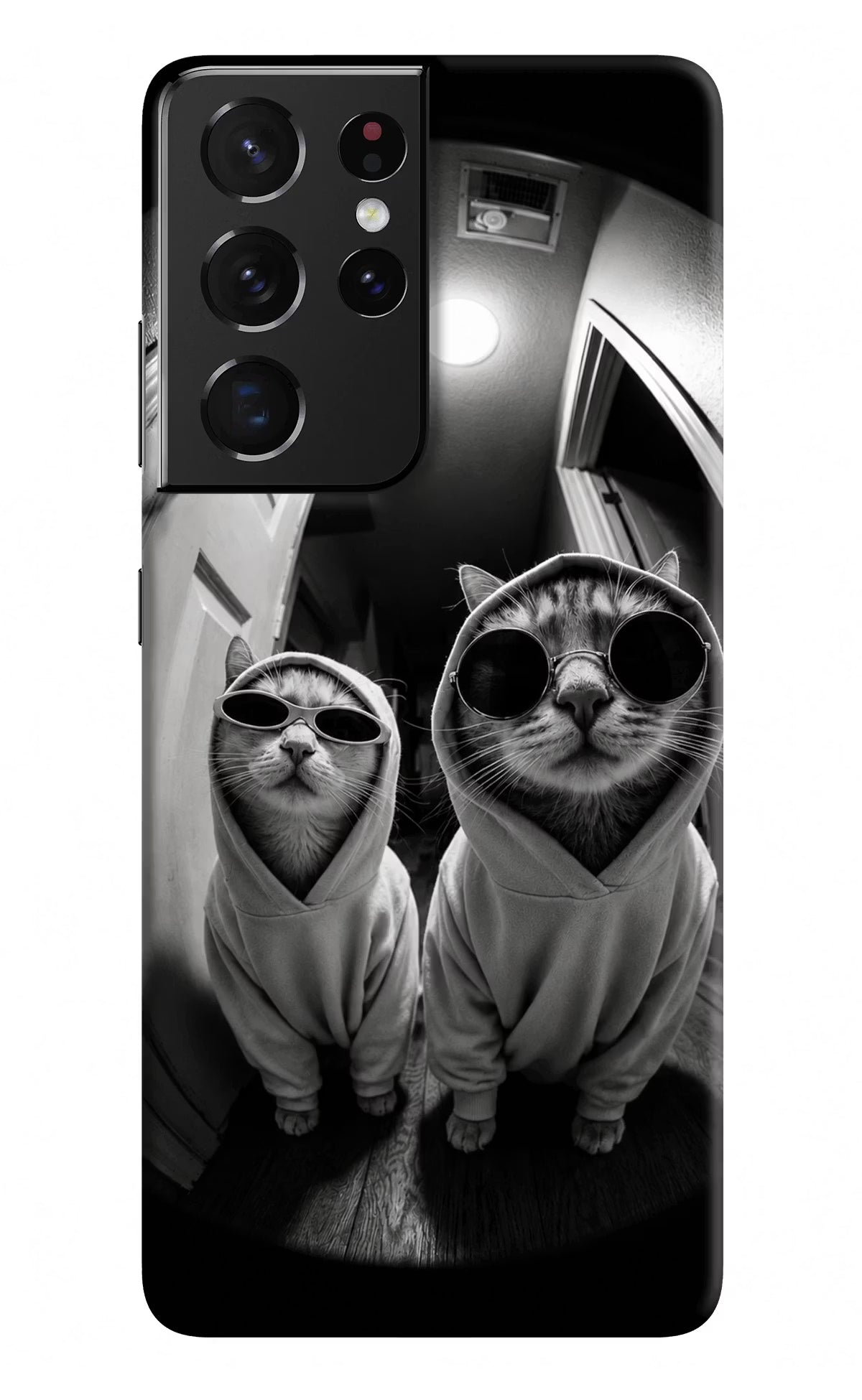 Hood Cats Samsung S21 Ultra Back Cover