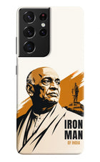 Sardar Patel Iron Will Samsung S21 Ultra Hard Case Back Cover by Casekaro