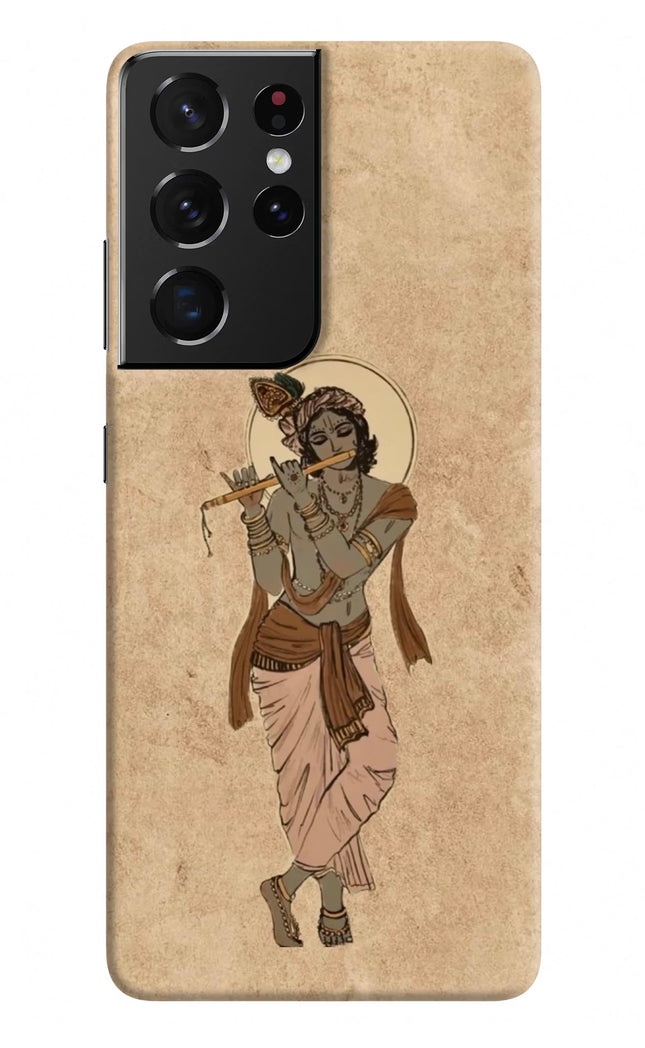 Krishna Samsung S21 Ultra Hard Case Back Cover by Casekaro