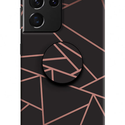 Geometric Pattern Samsung S21 Ultra Pop Case by Casekaro