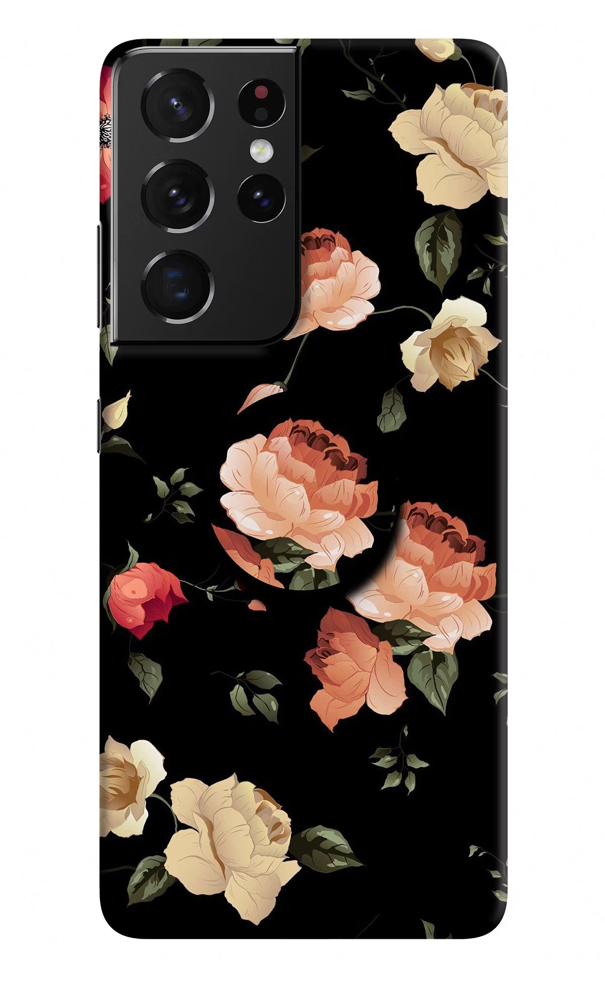 Flowers Samsung S21 Ultra Pop Case by Casekaro