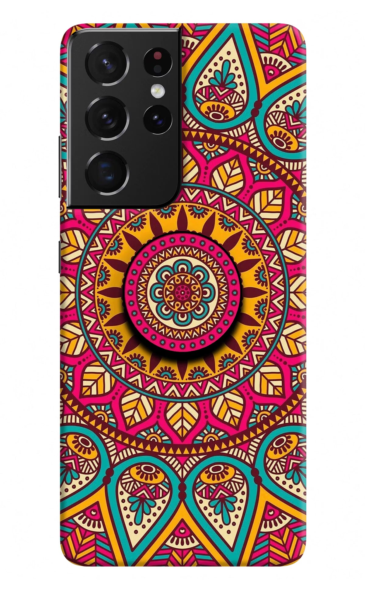Mandala Samsung S21 Ultra Pop Case by Casekaro