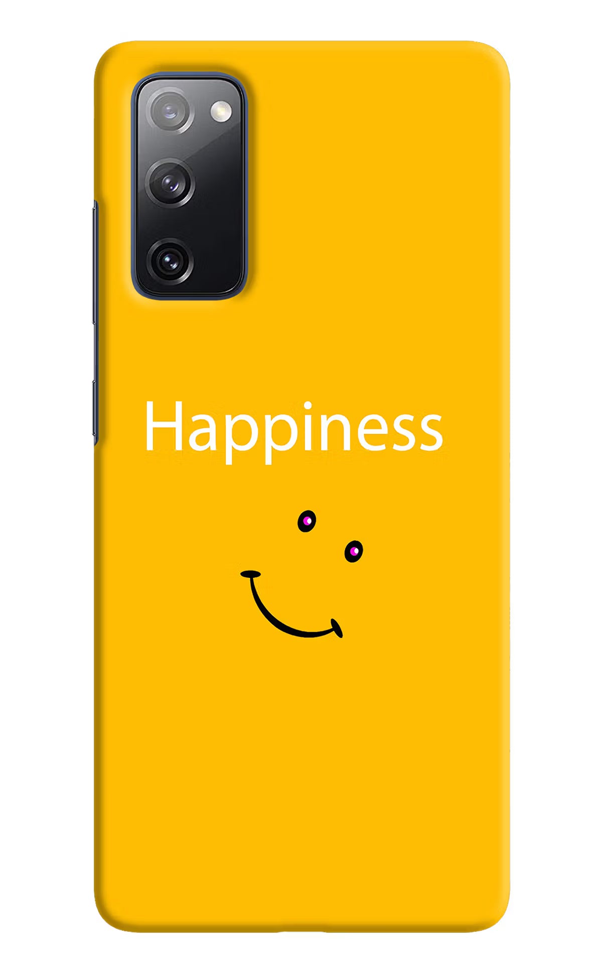 Happiness With Smiley Samsung S20 FE Hard Case Back Cover by Casekaro