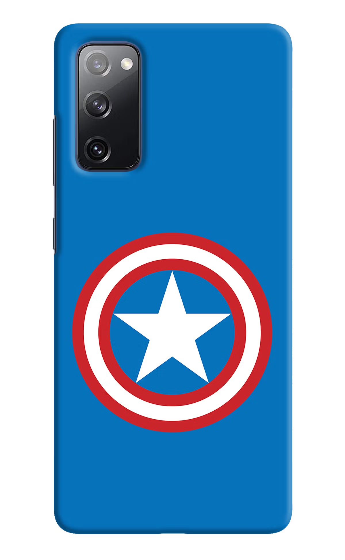 Captain America Logo Samsung S20 FE Hard Case Back Cover by Casekaro