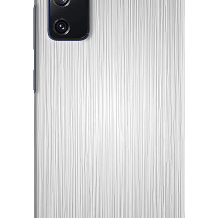 Wooden Grey Texture Samsung S20 FE Hard Case Back Cover by Casekaro