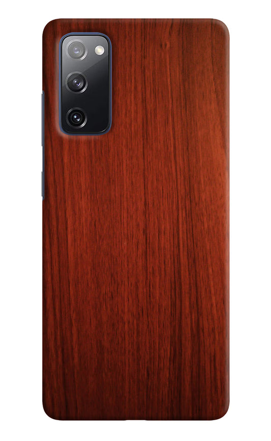 Wooden Plain Pattern Samsung S20 FE Hard Case Back Cover by Casekaro