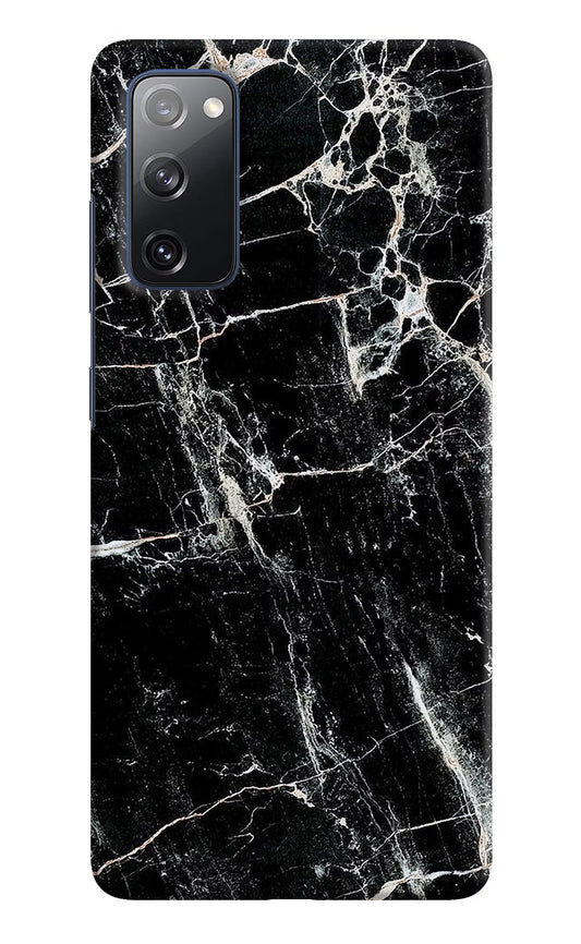 Black Marble Texture Samsung S20 FE Hard Case Back Cover by Casekaro