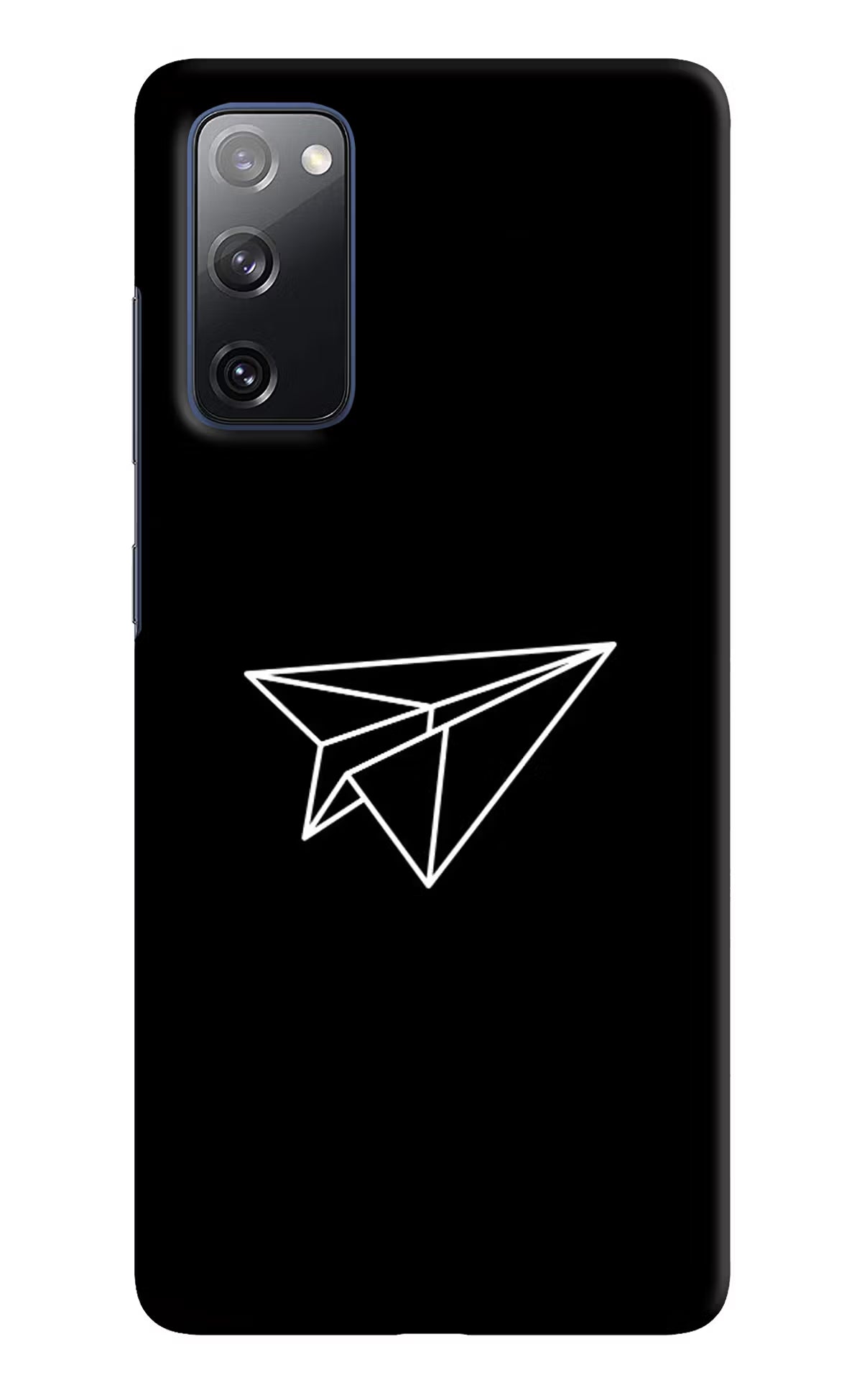 Paper Plane White Samsung S20 FE Hard Case Back Cover by Casekaro