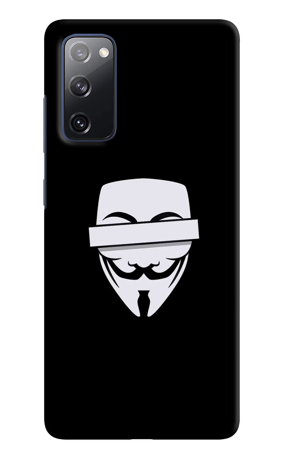 Anonymous Face Samsung S20 FE Hard Case Back Cover by Casekaro