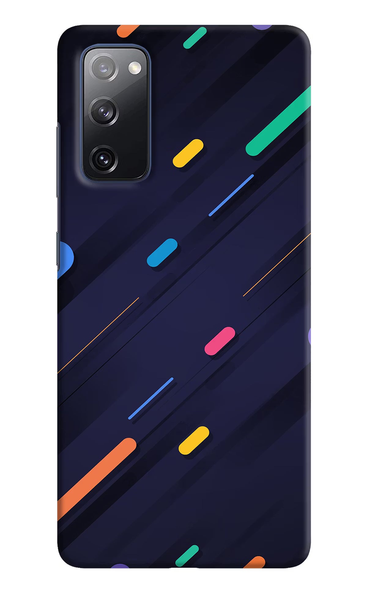 Abstract Design Samsung S20 FE Hard Case Back Cover by Casekaro